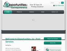 Tablet Screenshot of oiprints.com